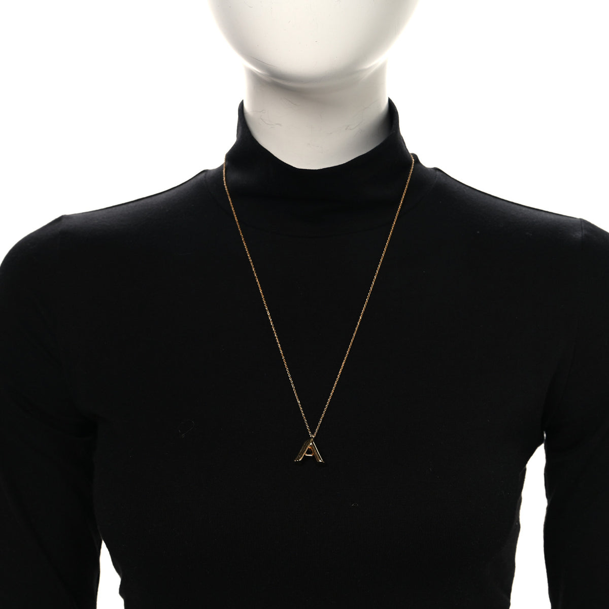 Louis Vuitton LV And Me Letter A Necklace Gold 2 of 6