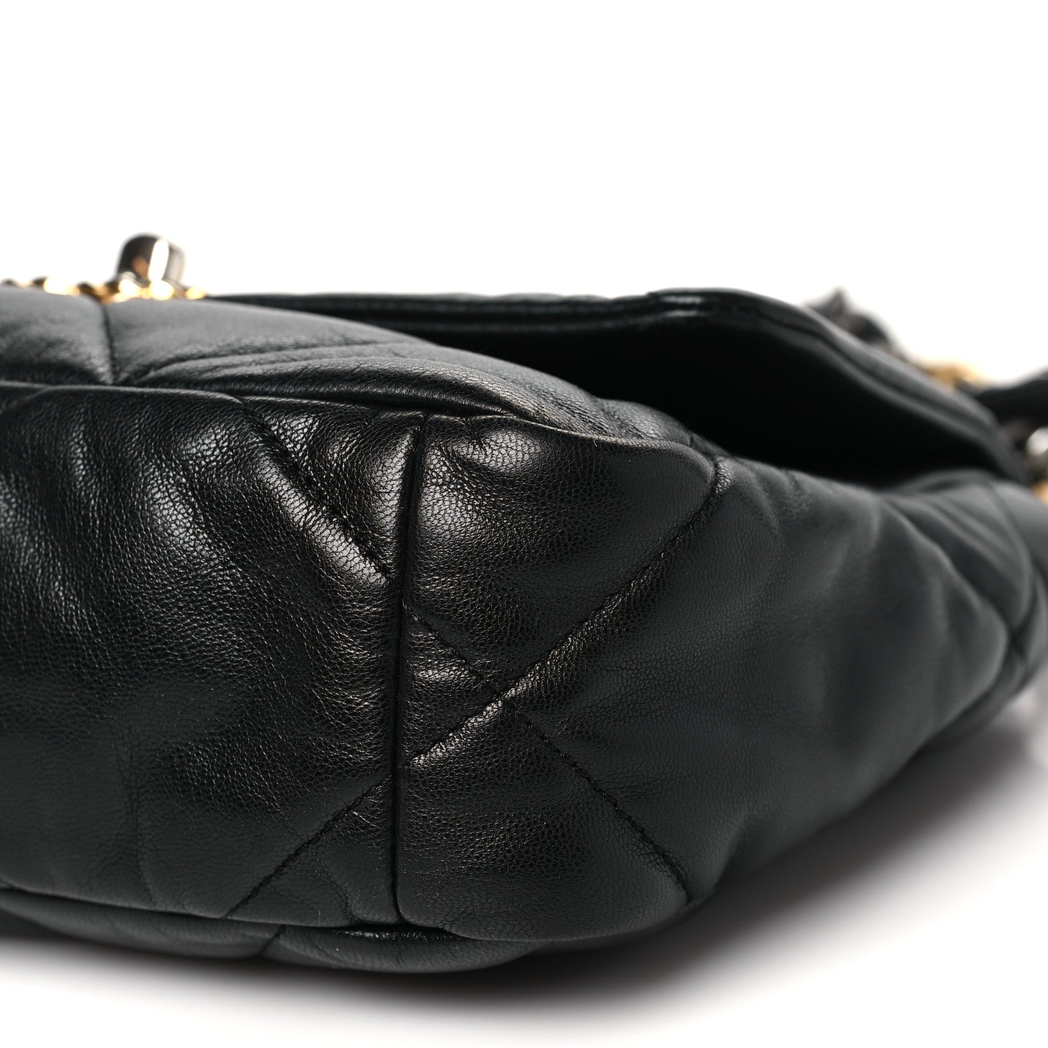 Chanel Lambskin Quilted Medium Chanel 19 Flap Black 10 of 11