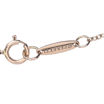 Tiffany 18K Rose Gold Diamond .16ct Elsa Peretti Diamonds by the Yard Pendant Necklace 6 of 8