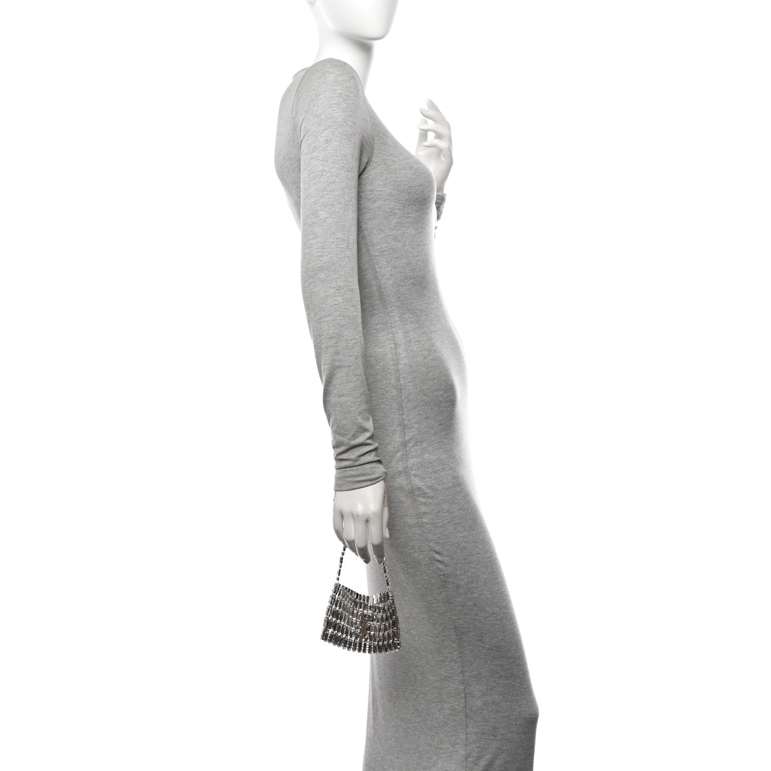 Saint Laurent Crystal Micro Evening Bag Mirror 2 of 9
