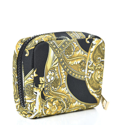Versace Nylon Barocco Print Zip Pouch Black 3 of 6