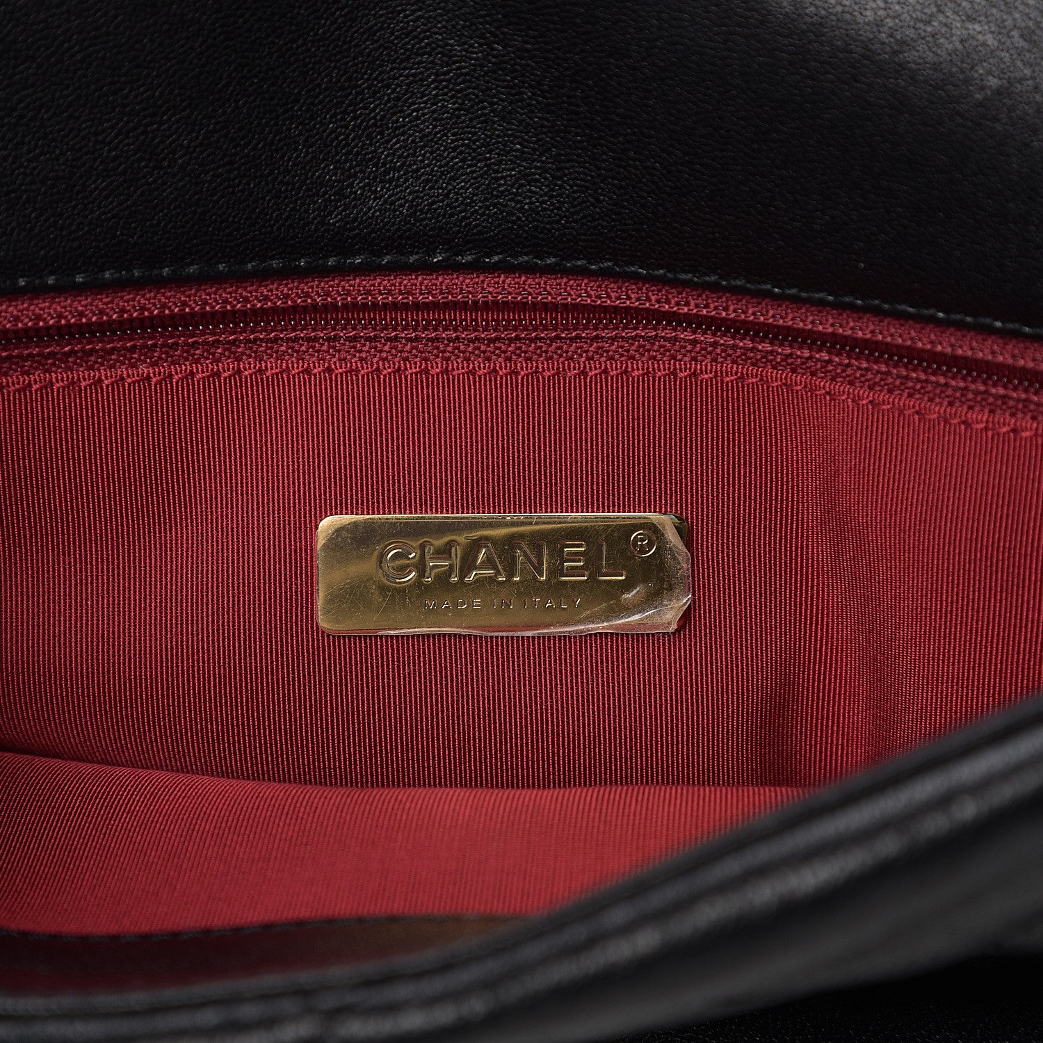 Chanel Lambskin Quilted Large 19 Flap Black 5 of 9
