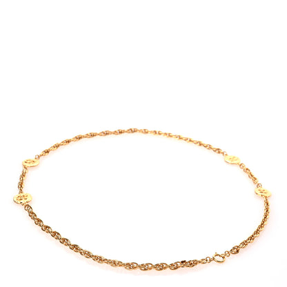 Chanel Metal Chain CC Medallion Belt Gold 2 of 5