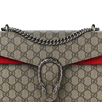 Gucci GG Supreme Monogram Small Dionysus Shoulder Bag Red 8 of 23