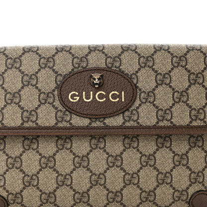 Gucci GG Supreme Monogram Neo Vintage Web Belt Bag Brown 8 of 14