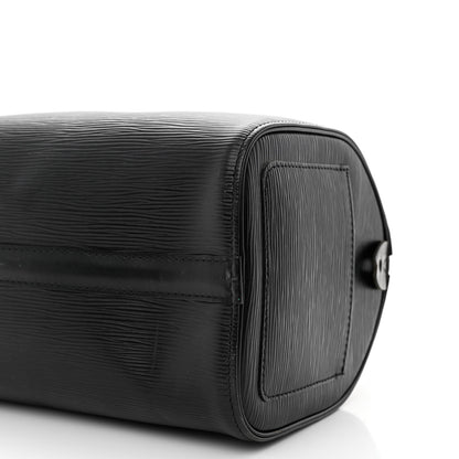 Louis Vuitton Epi Speedy 25 Black 10 of 15
