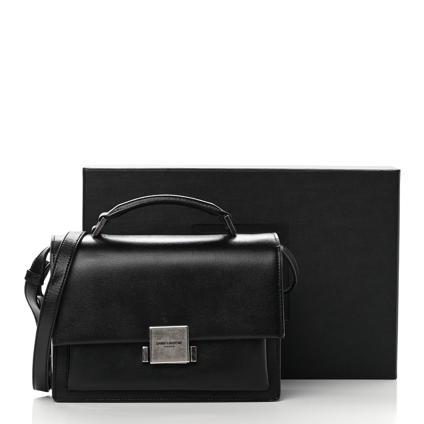 Calfskin Medium Bellechasse Satchel Black