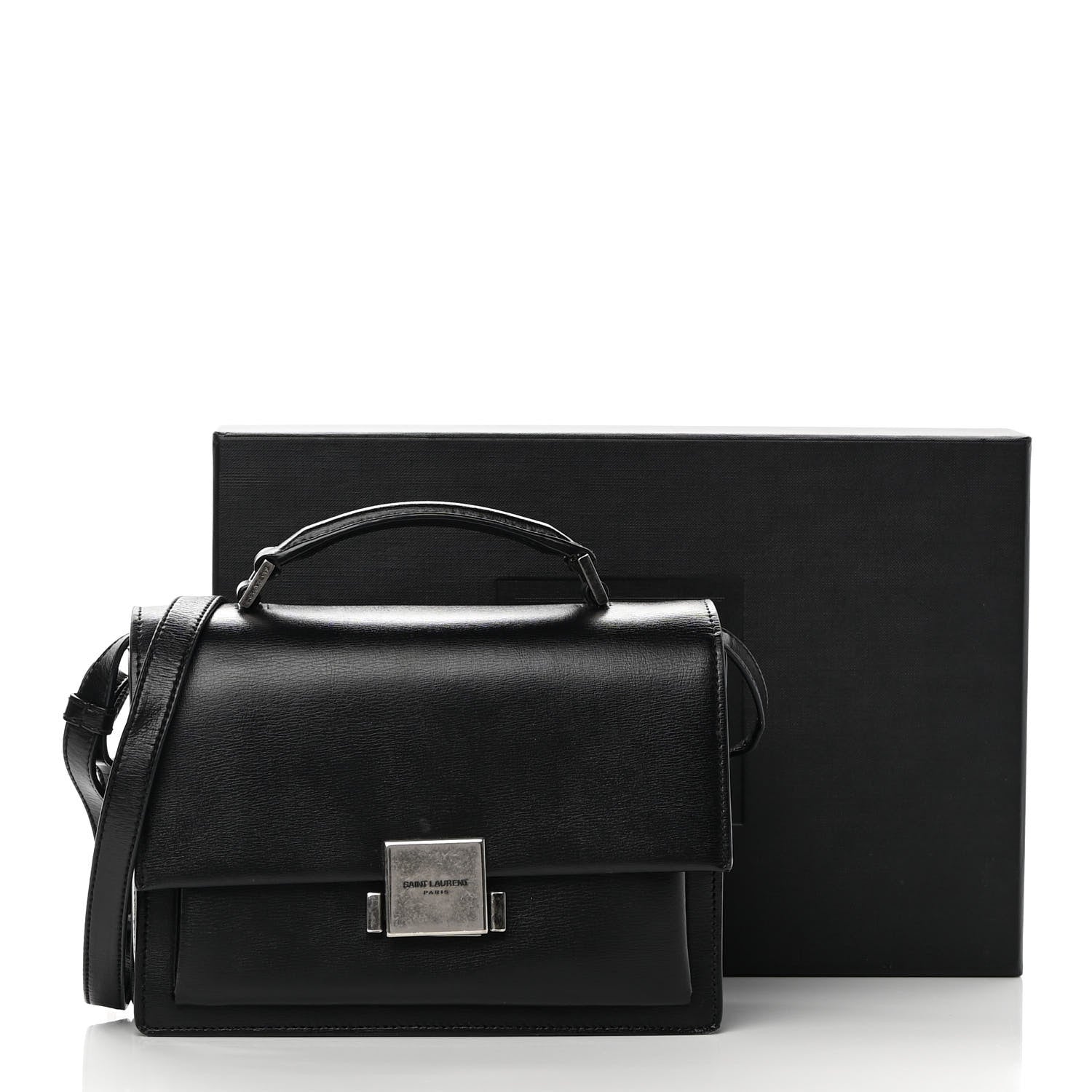 Saint Laurent Calfskin Medium Bellechasse Satchel Black 20 of 20