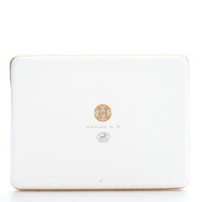 Hermes Porcelain Mosaique au 24 Gold Sushi Plate 3 of 7