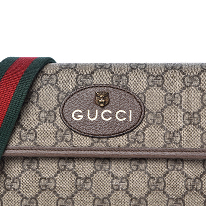 Gucci GG Supreme Monogram Neo Vintage Web Belt Bag Brown 8 of 11
