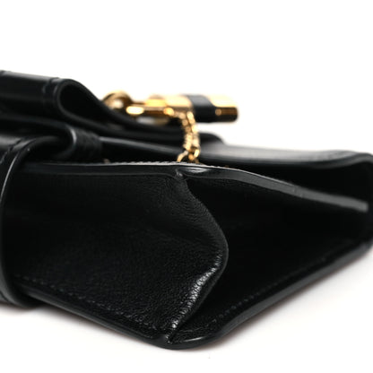Chloe Shiny Goatskin Calfskin Mini Aby Chain Shoulder Bag Black 10 of 10