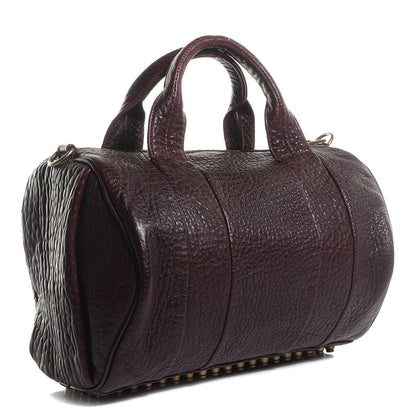 Alexander Wang Pebbled Lambskin Rocco Beet Antique Brass Hardware 3 of 7