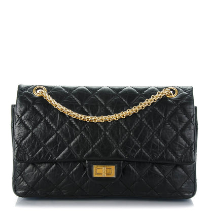 Chanel Aged Calfskin Quilted 2.55 Reissue 226 Flap Black 1 of 9