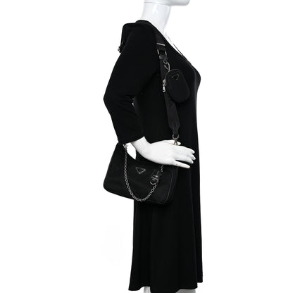 Prada Nylon Re-Edition 2005 Shoulder Bag Black 9 of 9