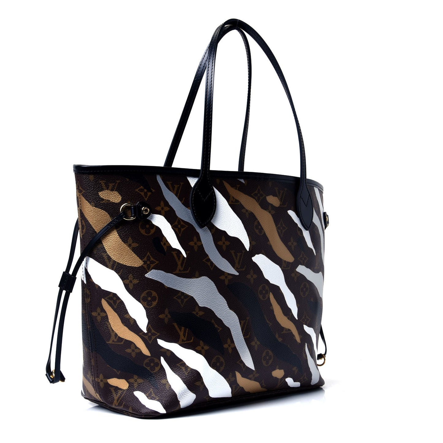 X LOL Monogram Neverfull MM Gold Silver