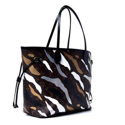 Louis Vuitton X LOL Monogram Neverfull MM Gold Silver 2 of 4