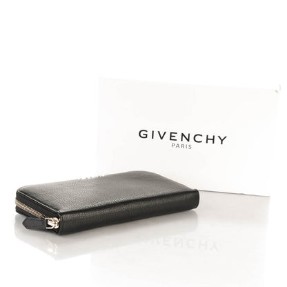 Givenchy Sugar Goatskin Pandora Zip Around Wallet Black 4 of 8