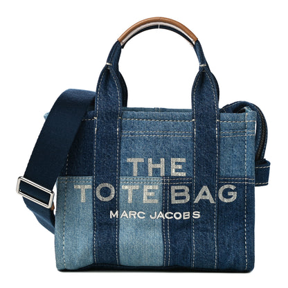Marc Jacobs Denim Canvas Small Tote Bag Blue 1 of 11