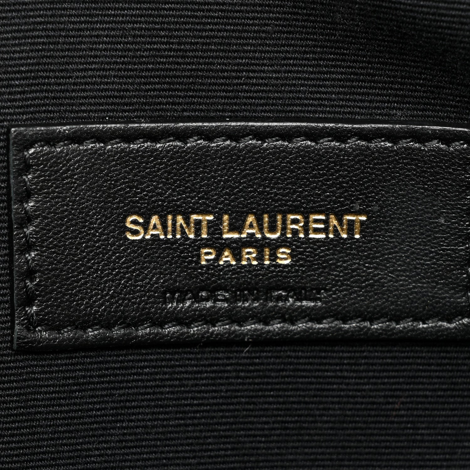 Saint Laurent Grain De Poudre Uptown Pouch Dark Beige 6 of 9