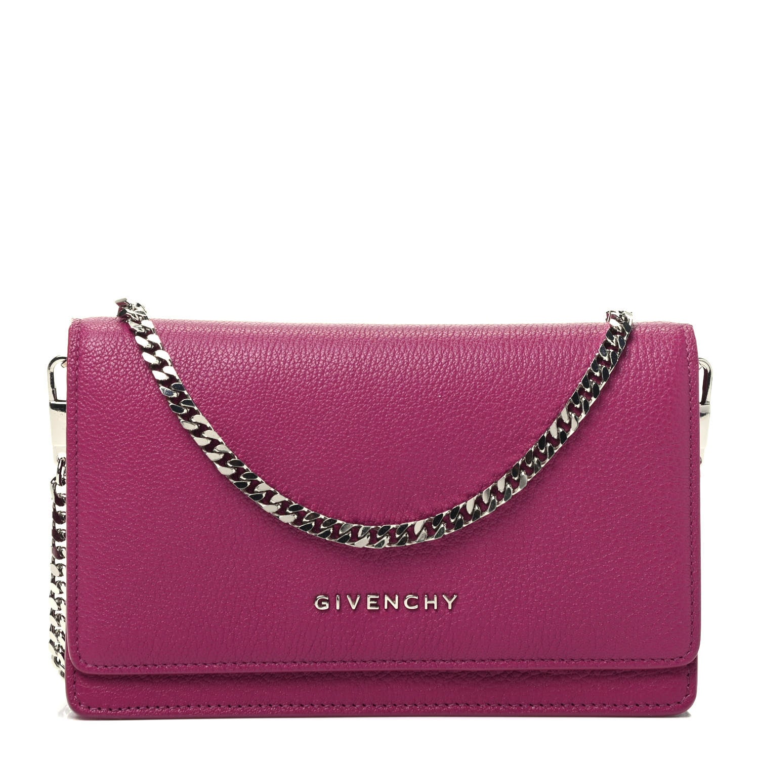 Givenchy Sugar Goatskin Pandora Chain Wallet Orchid Purple 1 of 8
