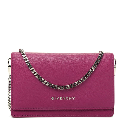 Givenchy Sugar Goatskin Pandora Chain Wallet Orchid Purple 1 of 8