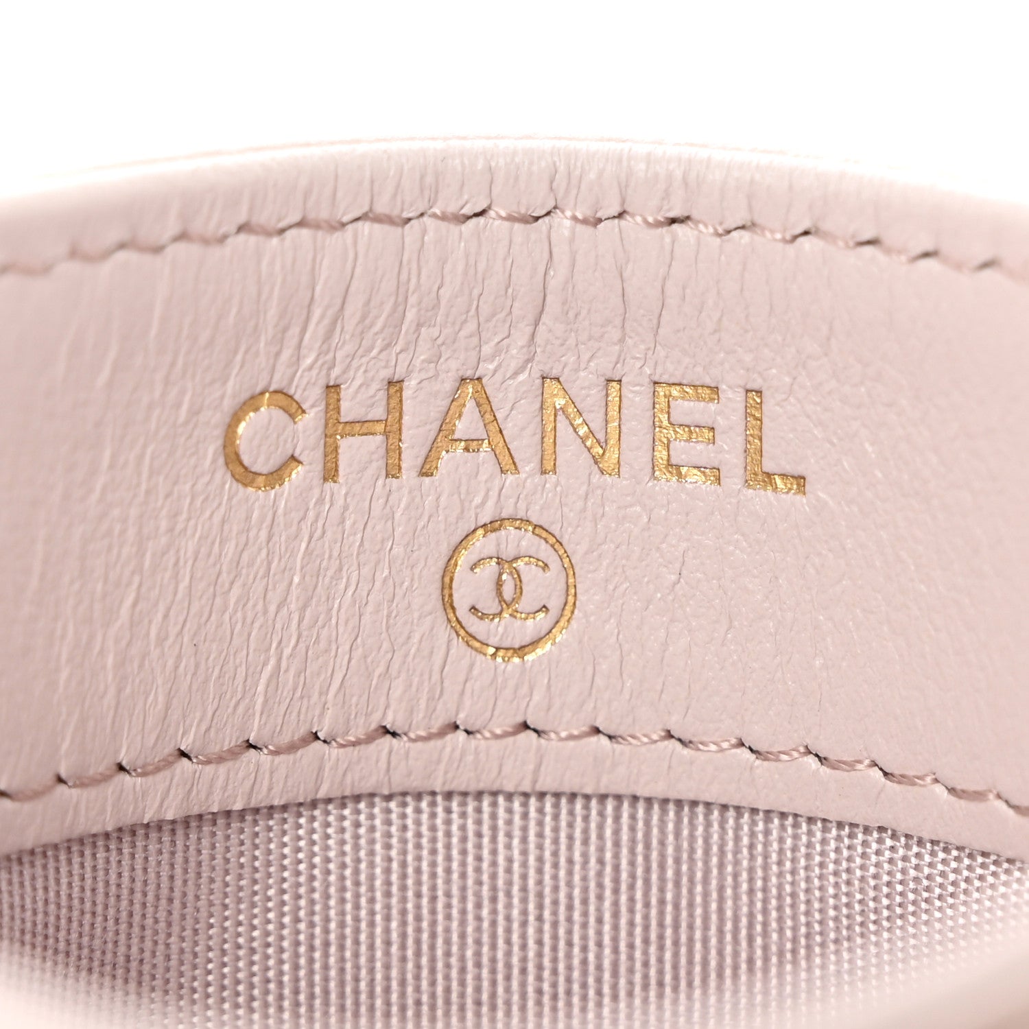 Chanel Caviar Quilted Chevron Boy Card Holder Light Purple 6 of 8