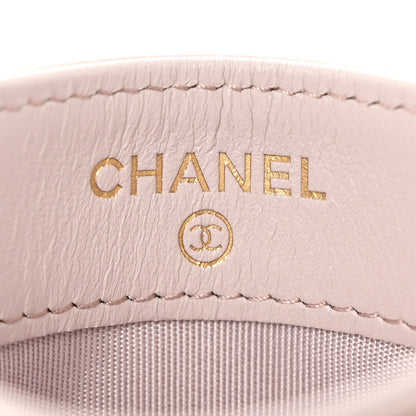 Chanel Caviar Quilted Chevron Boy Card Holder Light Purple 6 of 8