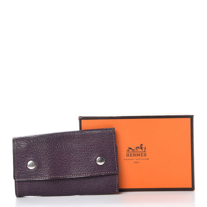 Hermes Chevre Mysore Multicles 6 Key Holder Raisin 8 of 8
