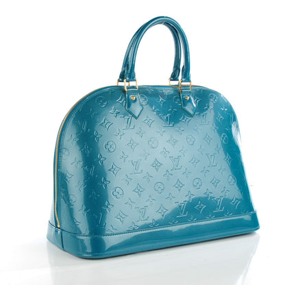 Louis Vuitton Vernis Alma GM Blue Galactic 3 of 10