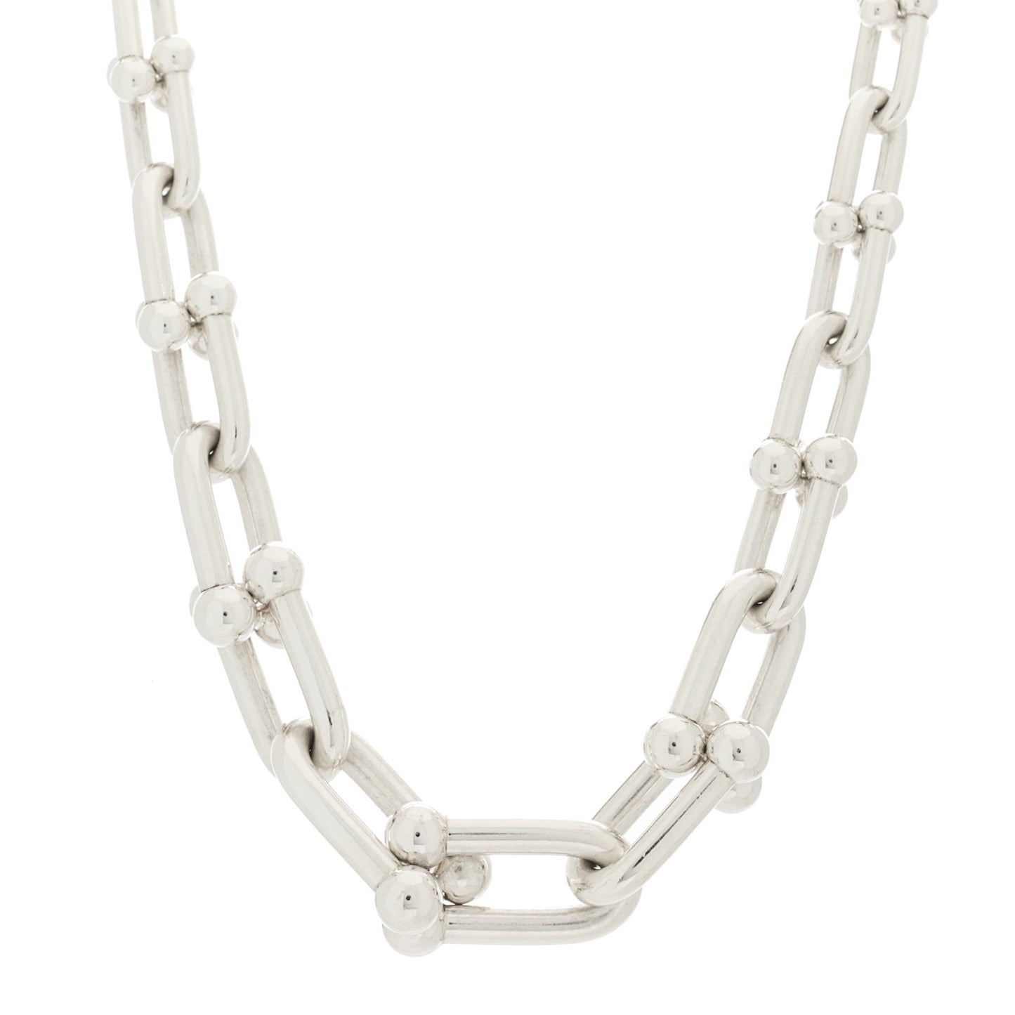 Sterling Silver HardWear Graduated Link Necklace