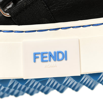 Fendi Calfskin Studded Karlito Slip On Sneaker 40 Black 10 of 15