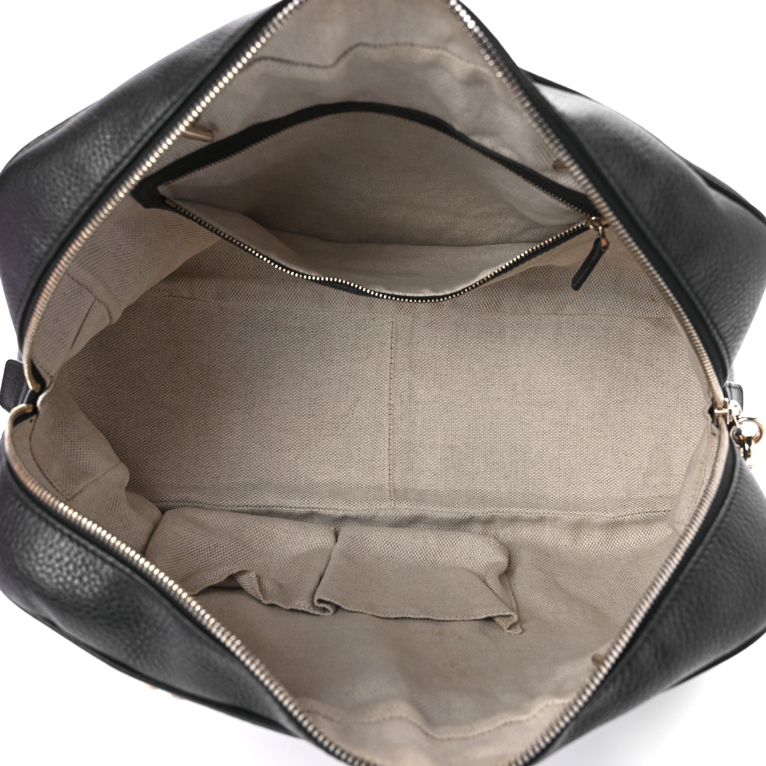 Gucci Pebbled Calfskin Medium Soho Bowler Black 5 of 10