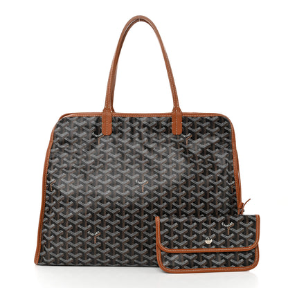 Goyard Goyardine Sac Hardy Pet Carrier PM Black Gold 3 of 12