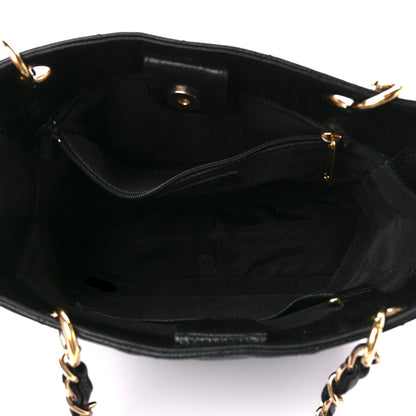 Chanel Caviar Quilted Petit Shopping Tote PST Black 5 of 16