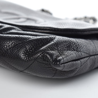 Chanel Caviar Half Moon Wallet On Chain WOC Black 10 of 11