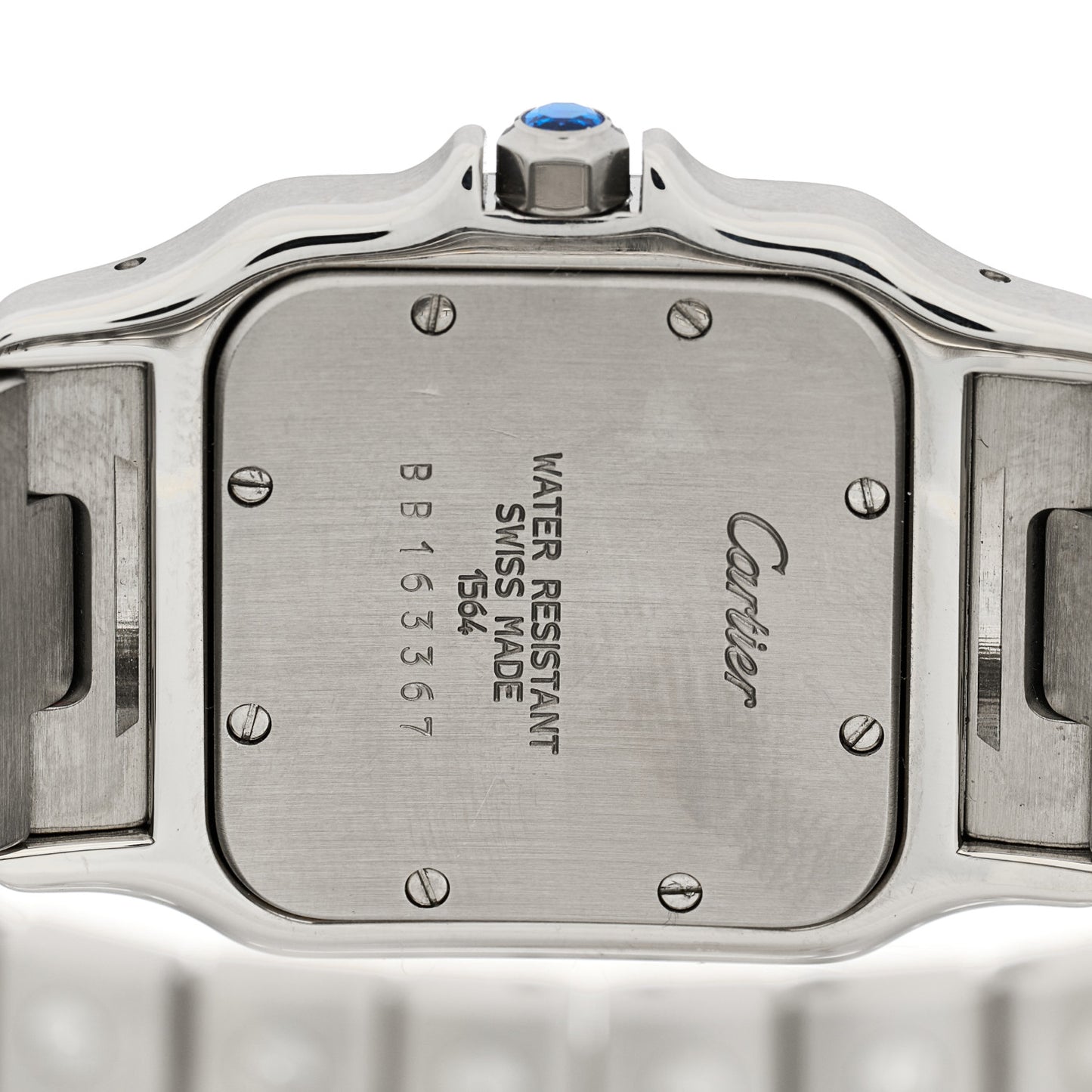 Stainless Steel 29mm Santos De Cartier Galbee Quartz Watch