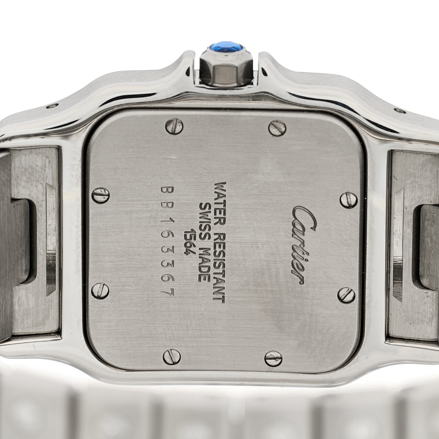 Cartier Stainless Steel 29mm Santos De Cartier Galbee Quartz Watch 4 of 4