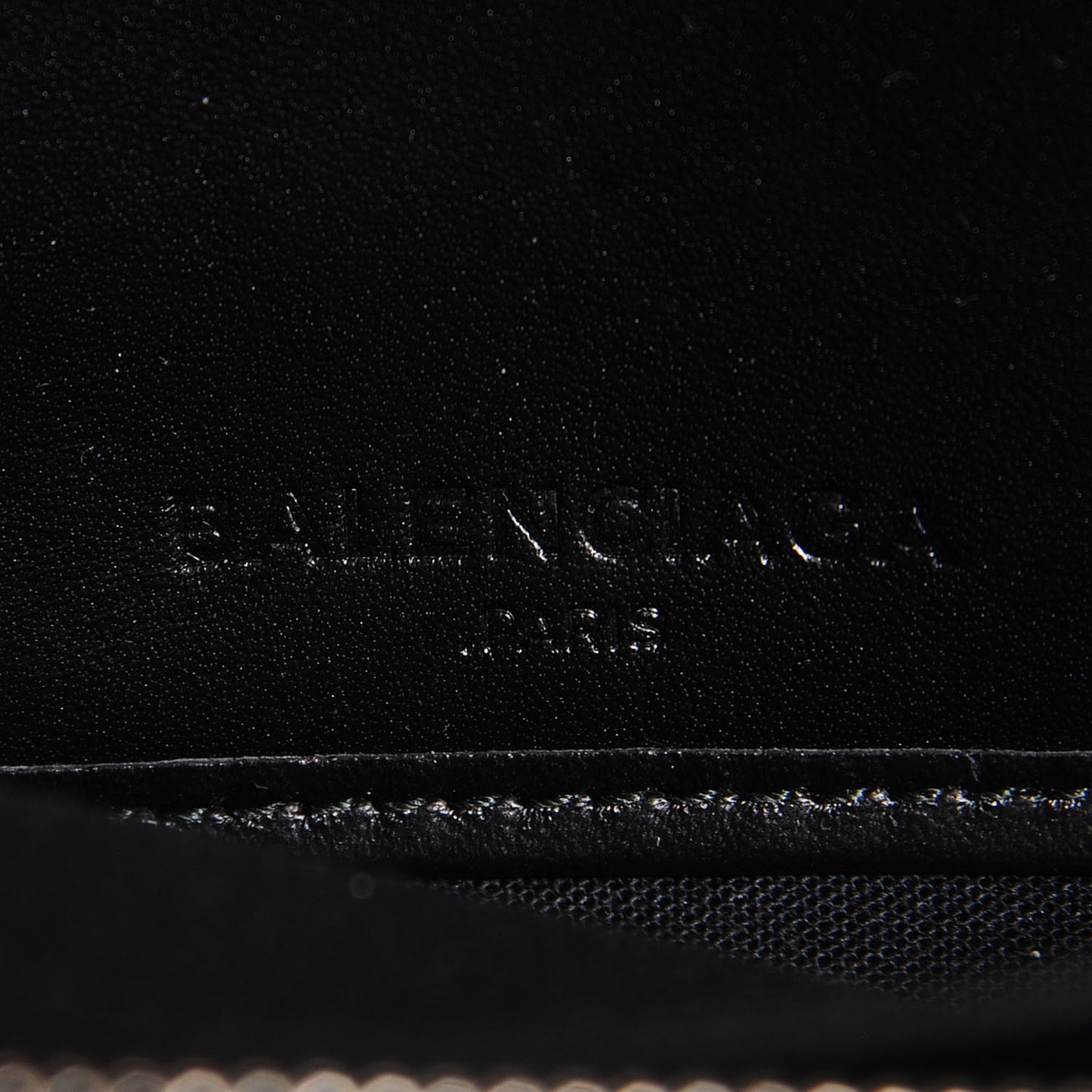 Smooth Calfskin Metallic Patent Giant 12 Silver Hardware Continental Zip Around Wallet Black