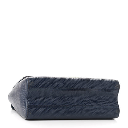 Louis Vuitton Epi Twist Shoulder Bag MM Navy 3 of 10