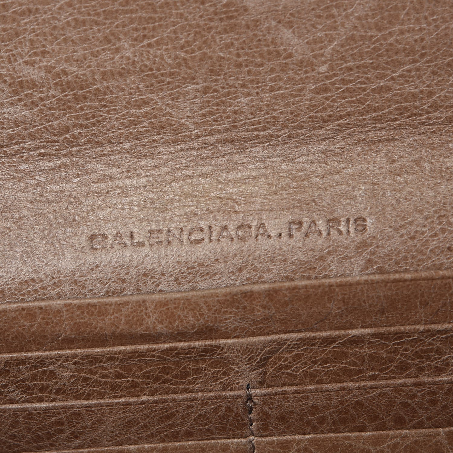 Balenciaga Agneau Classic Hardware Money Wallet Seigle 6 of 12