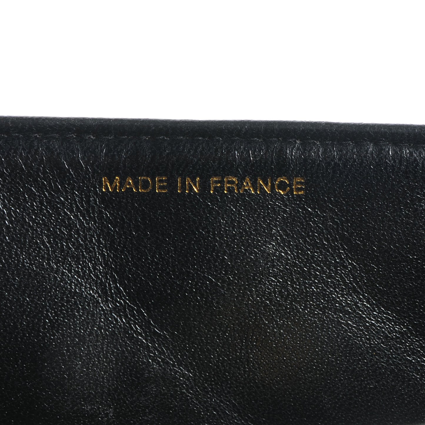 Lambskin Jumbo Single Flap Black