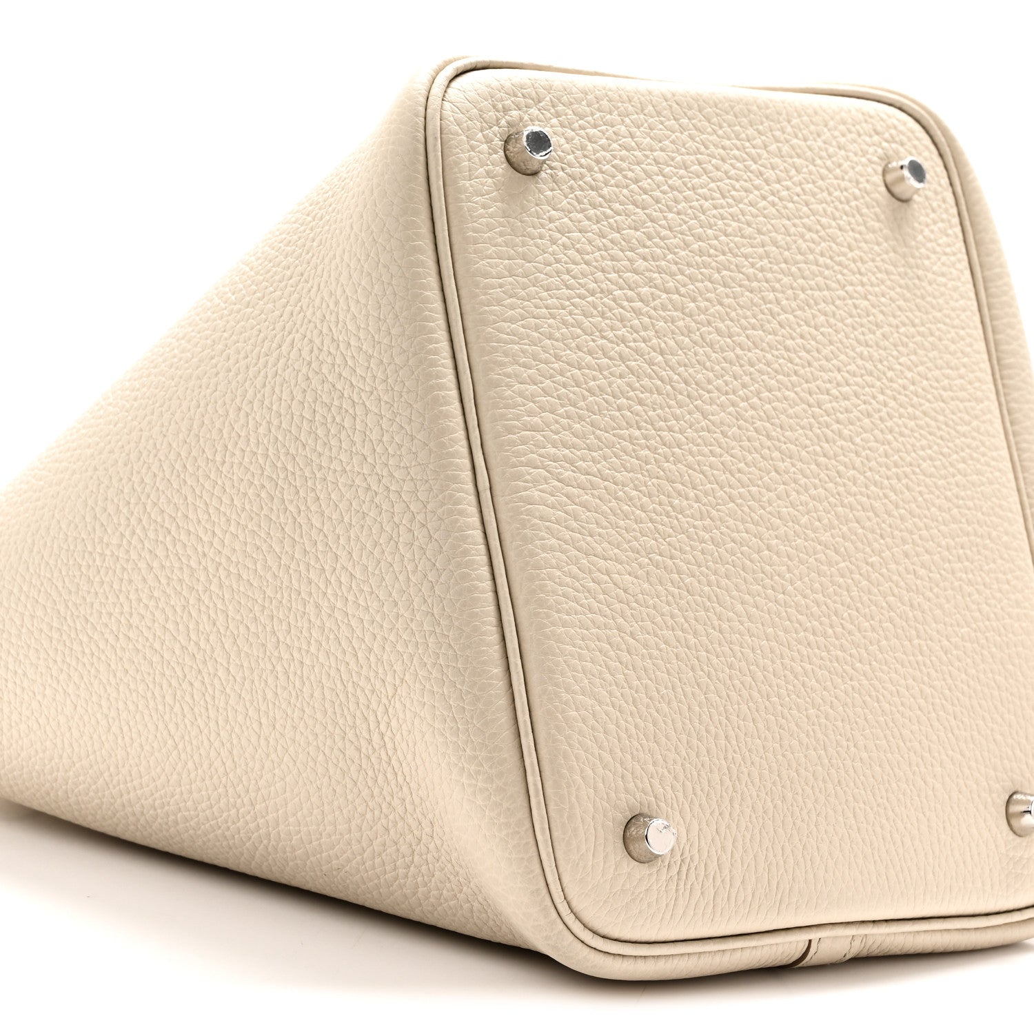 Hermes Taurillon Clemence Picotin Lock 22 MM Beton 9 of 11