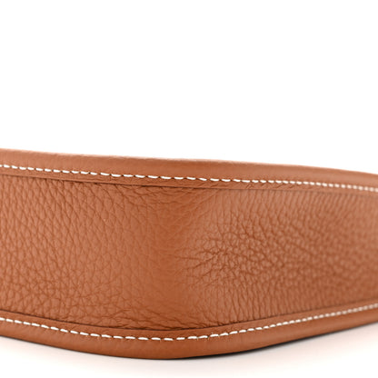 Hermes Taurillon Clemence Evelyne TPM Gold 10 of 11