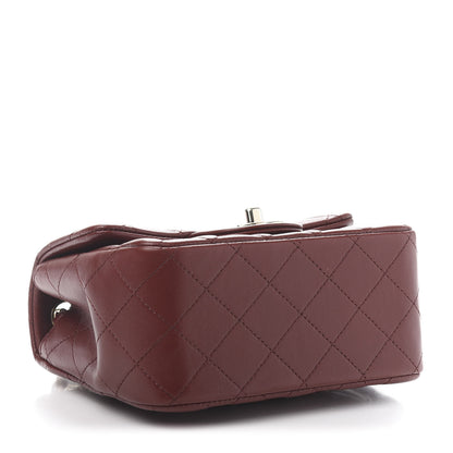 Chanel Lambskin Quilted Mini Square Flap Bordeaux 4 of 10