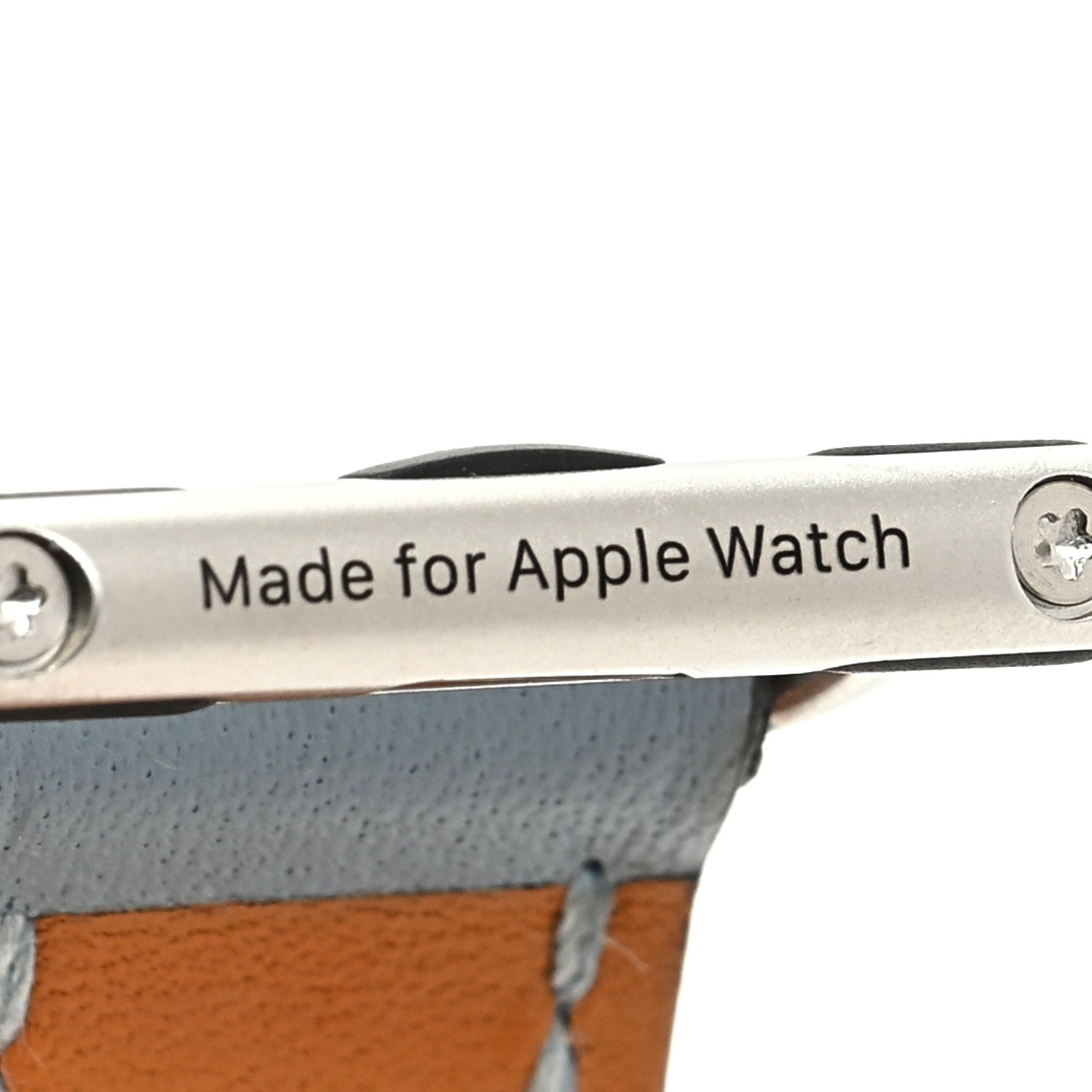 Hermes Swift 45mm Apple Watch Single Tour Band Bleu Lin 5 of 6