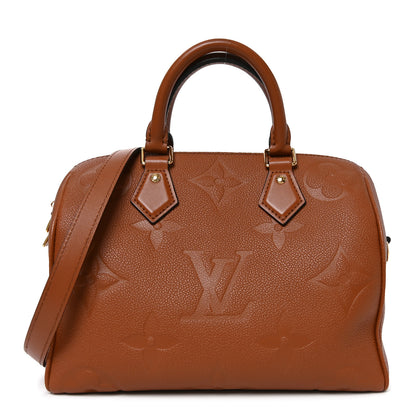 Louis Vuitton Empreinte Monogram Giant Speedy Bandouliere 25 Cognac 1 of 9