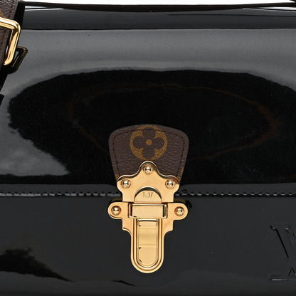 Louis Vuitton Patent Calfskin Monogram Cherrywood BB Black 9 of 12