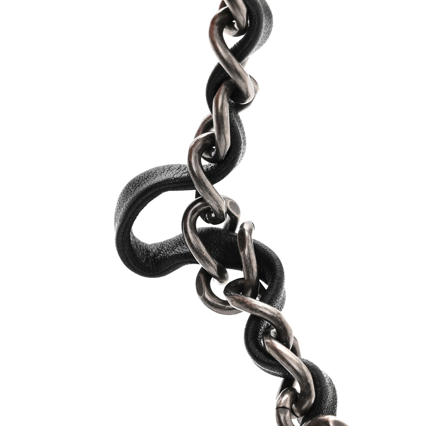Calfskin Chain 20s Signe Waist Bag Black