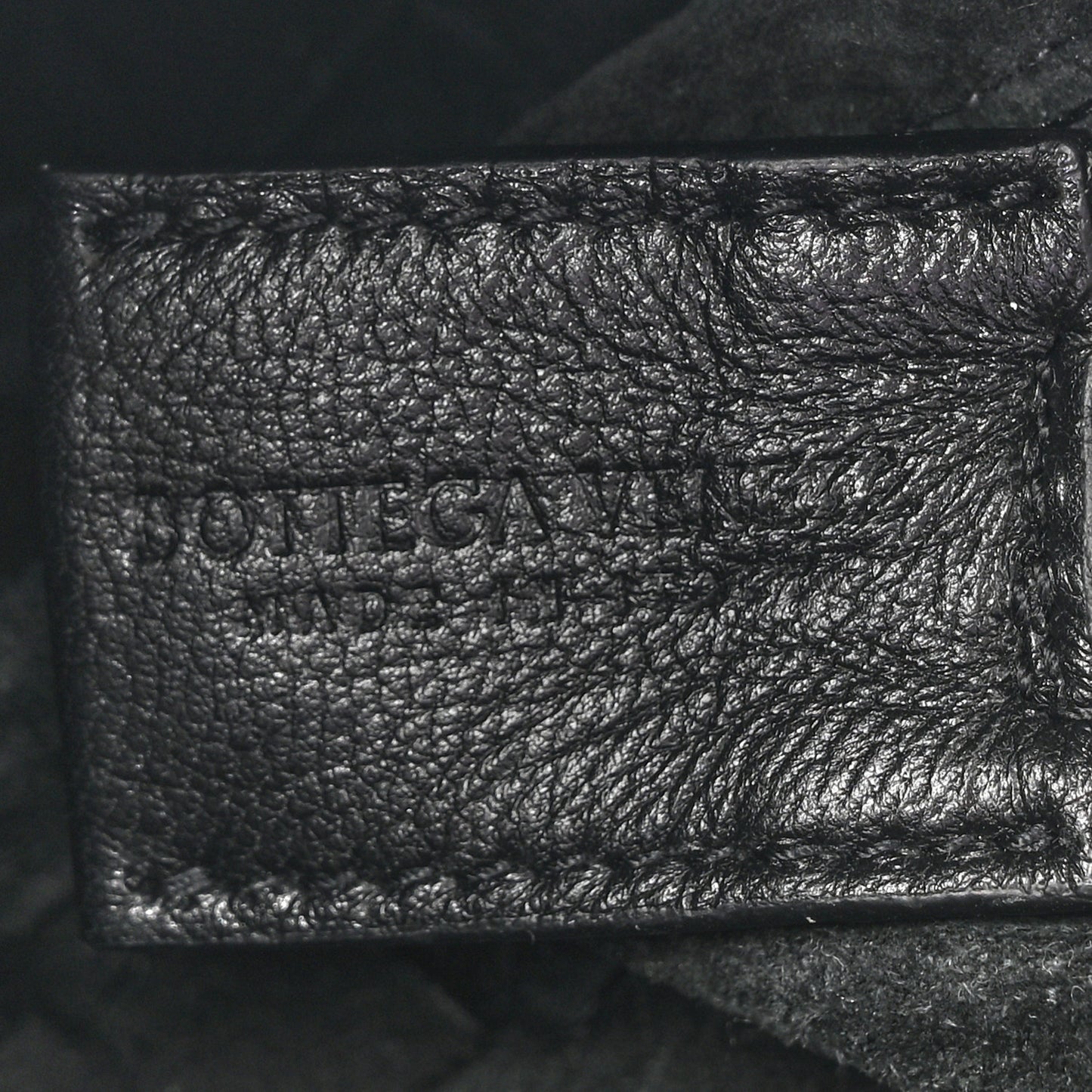Nappa Intrecciato Mini Loop Camera Bag Black