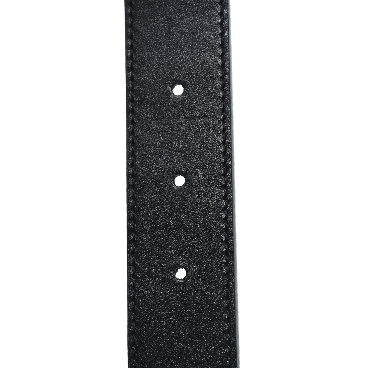 GG Supreme Monogram Plutone Calfskin Double G Reversible 30mm Belt 105 42 Beige Ebony New Acero